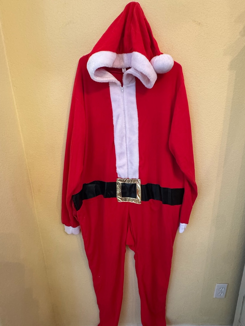 Santa Claus Onesie Union Suit Costume Christmas Size L/XL